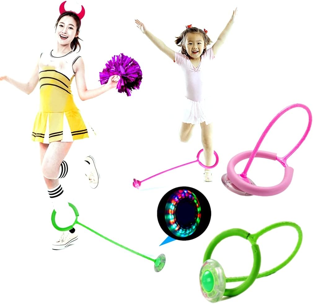 Foot Flashing Ankle Jumping Rope Ball, Glowing Bouncing Fitness Sports Swing Ball, Flash Jumping Bouncing Ball, Children Skip It Ball, Skipping Rope Swing Ball, Foldable Ankle Skip Ball Foot Flashing Ankle Jumping Rope Ball, Glowing Bouncing Fitness Sports Swing Ball, Flash Jumping Bouncing Ball, Children Skip It Ball, Skipping Rope Swing Ball, Foldable Ankle Skip Ball